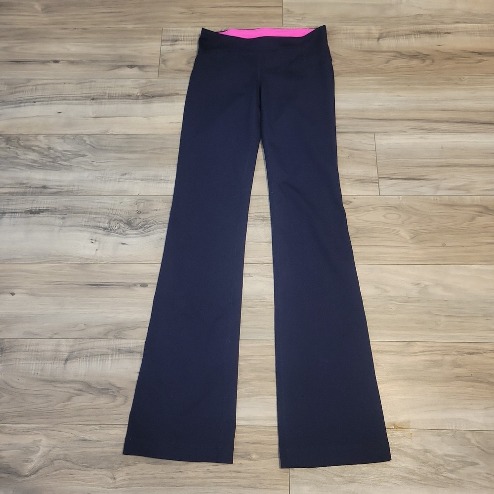 Lilly Pulitzer Luxetic Weekender Pant Navy Blue Performance Small Inseam 33